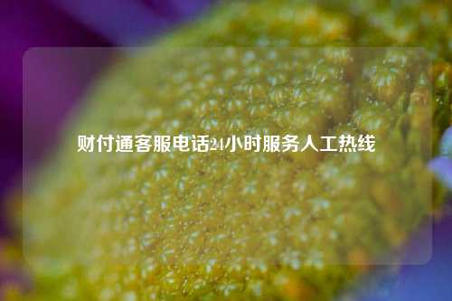 财付通客服电话24小时服务人工热线